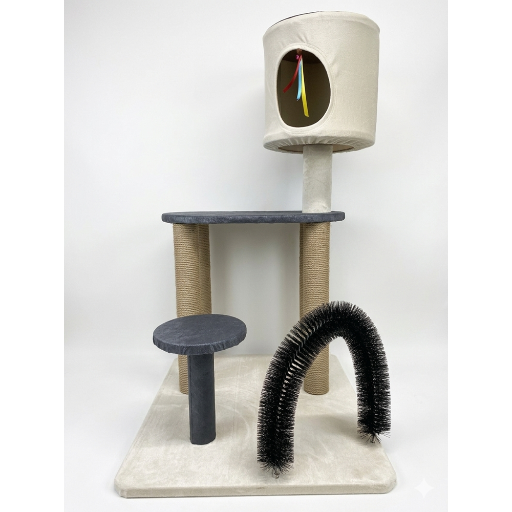 Yıkanabilir Demonte Kedi Tırmalama Komplike Set