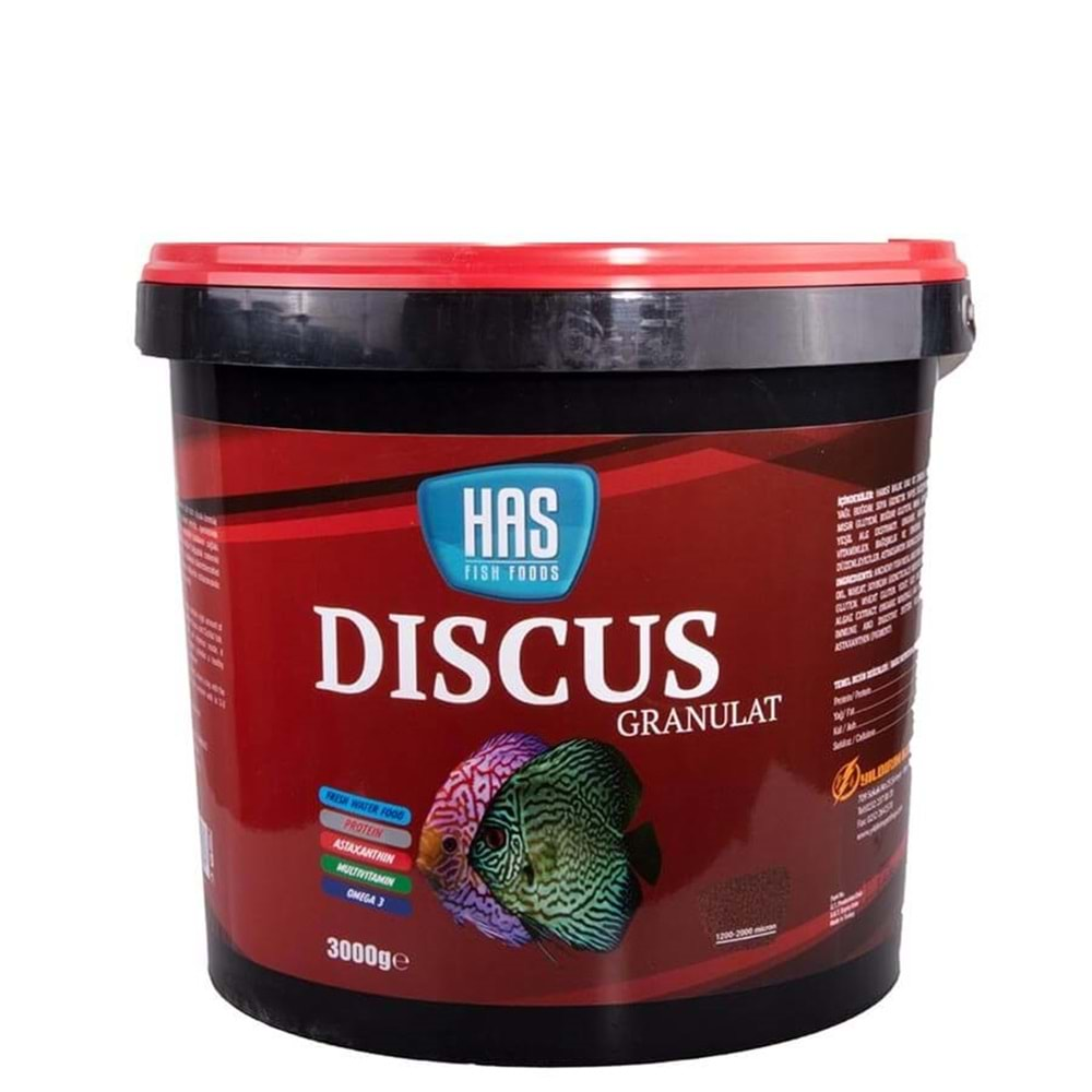 Has Discus Granulat Yem 3 Kg