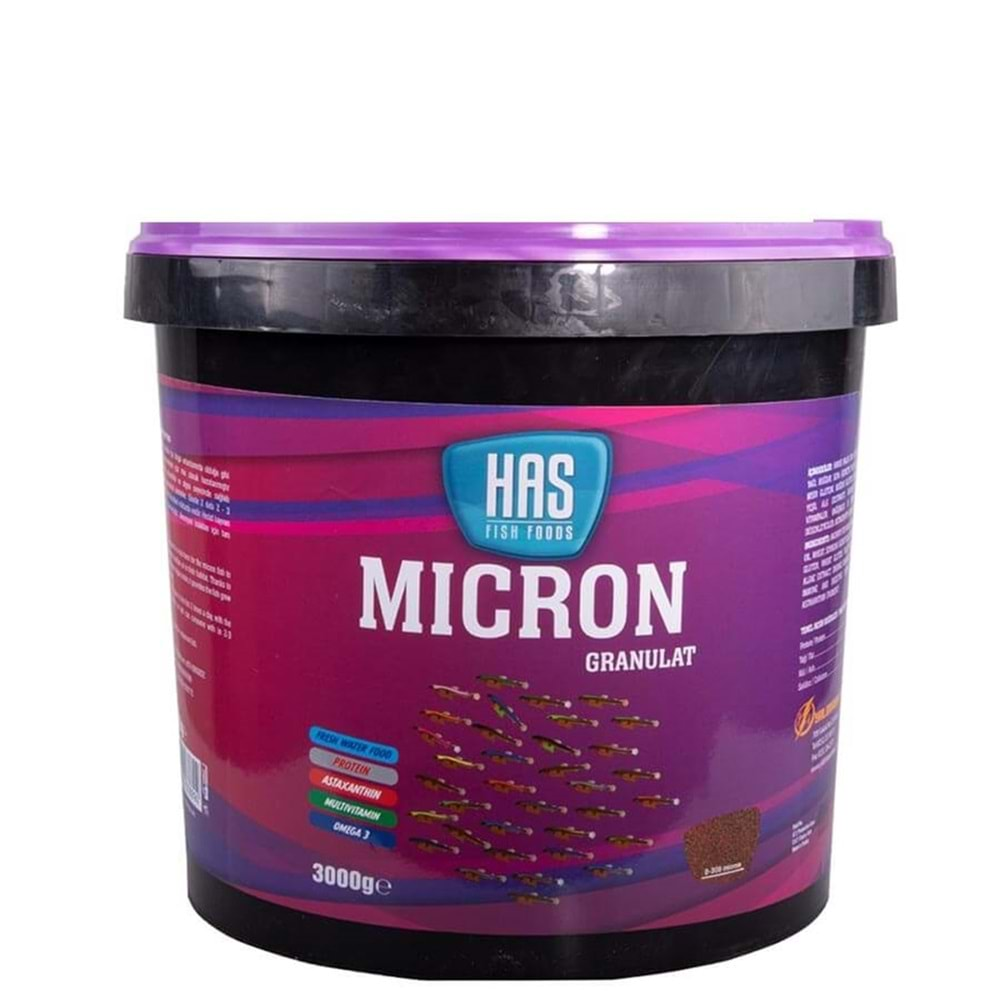 Has Micron Granulat Yem 3 Kg