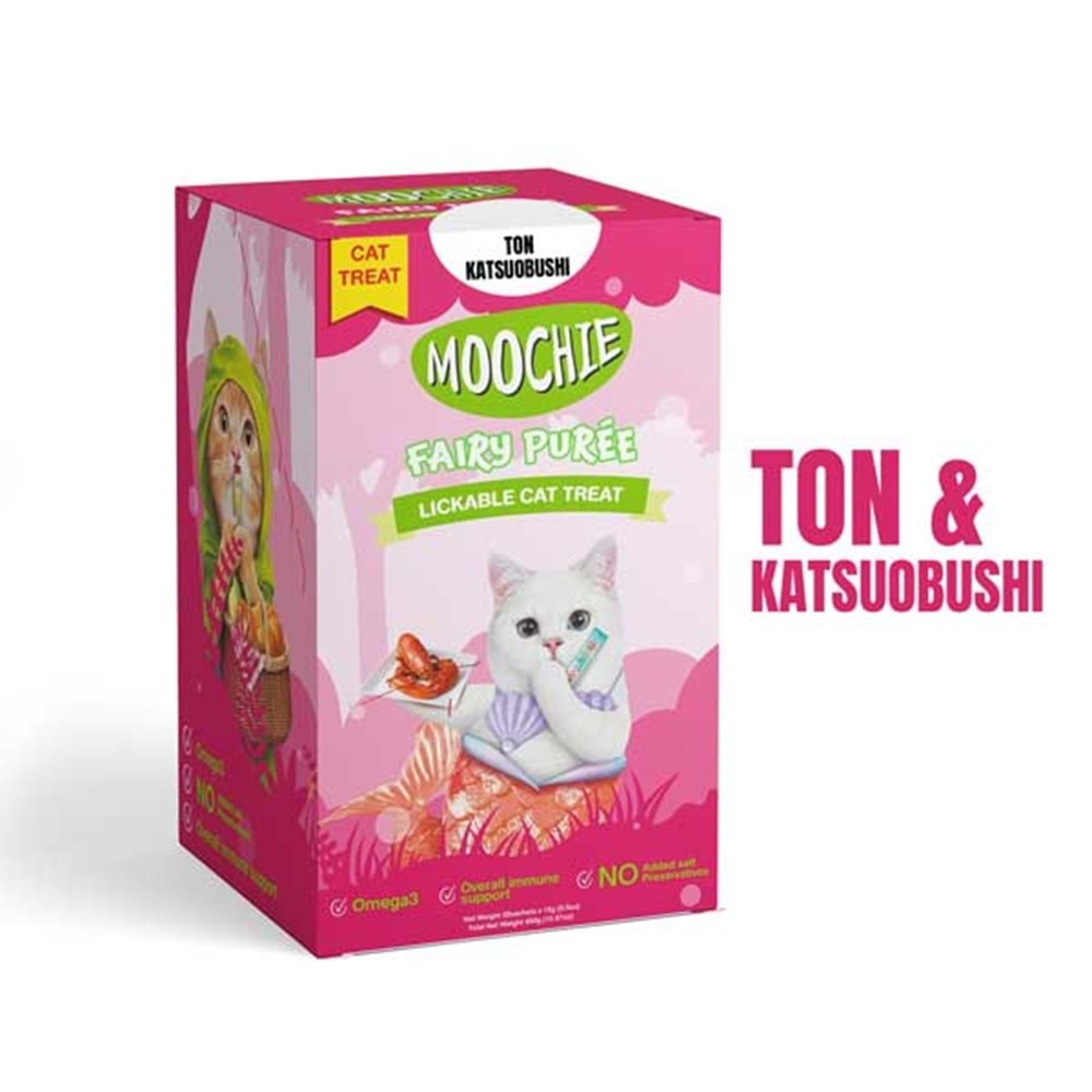 Moochie Sıvı Kedi Ödülü Ton-Katsuobushi 30x15 Gr