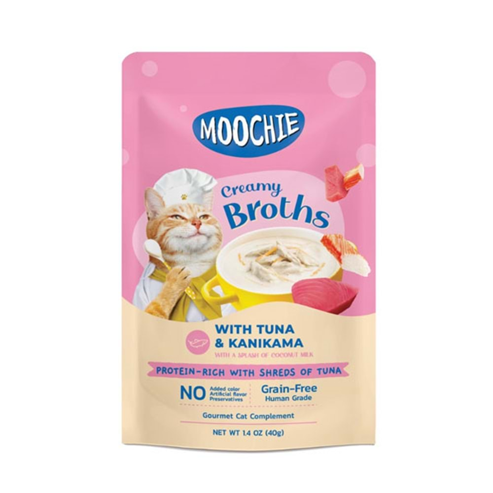 Moochie Çorba Kedi Ödülü Ton-Kanikama 16x40 Gr