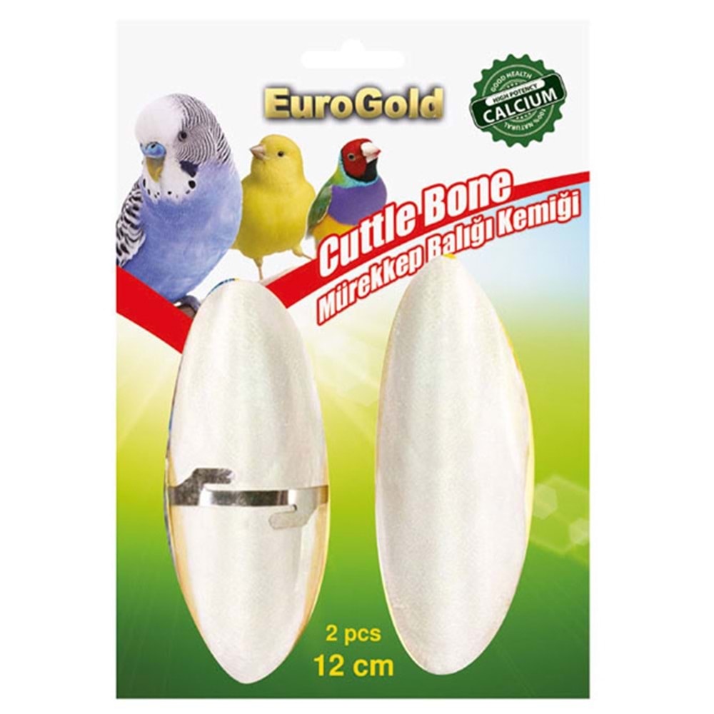 EuroGold Mürekkep Balığı Kemiği 2 Li 12 Cm - 12 Adet
