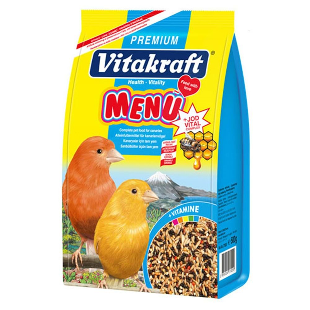 Vitakraft Menü Kanarya Yemi 500 Gr 12'li