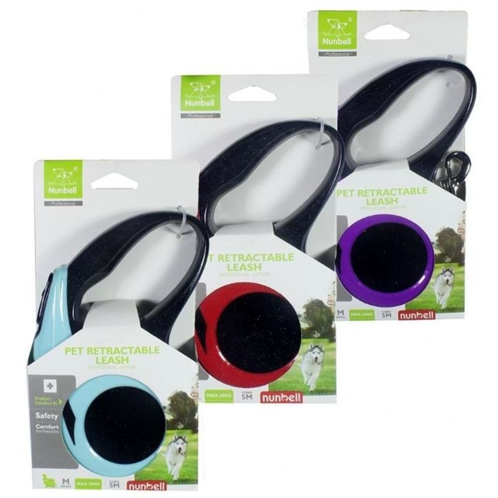 NUNBELL OTOMATİK TASMA ŞERİT 5 MT