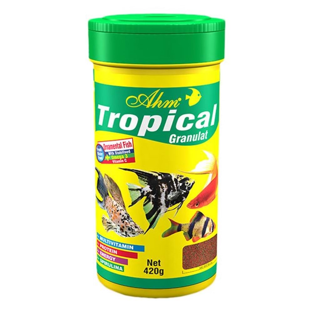 AHM Tropical Granulat Balık Yemi 100 ML