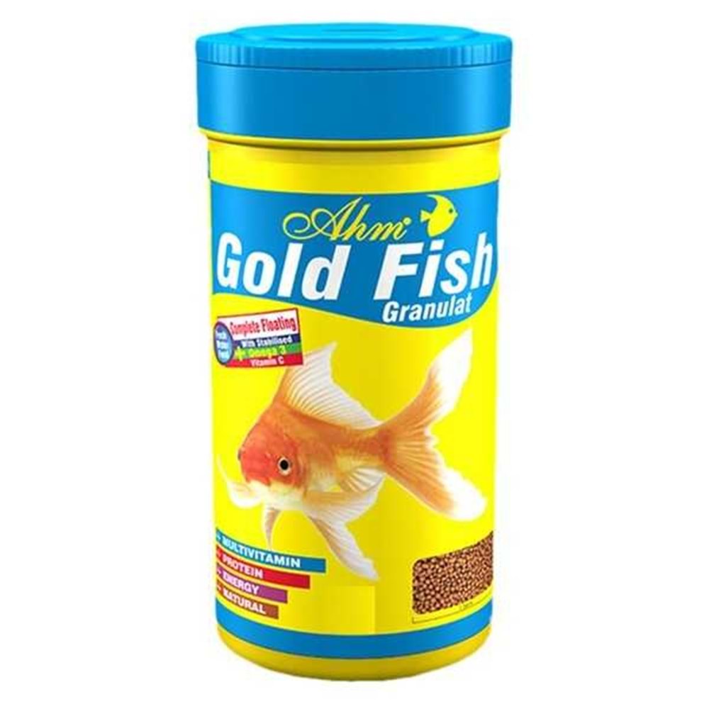 AHM Gold Fish Granulat Japon Balık Yemi 250 ML