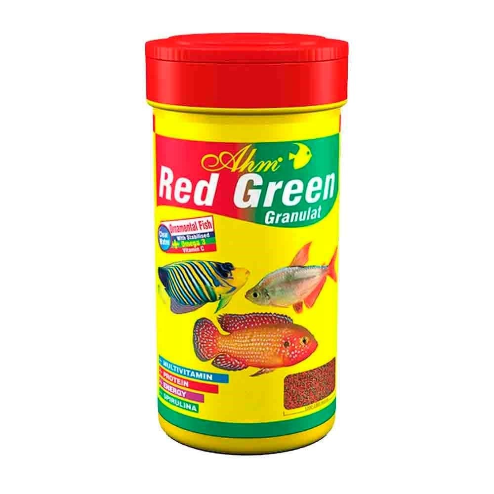 AHM Red Green Granulat Balık Yemi 100 ML