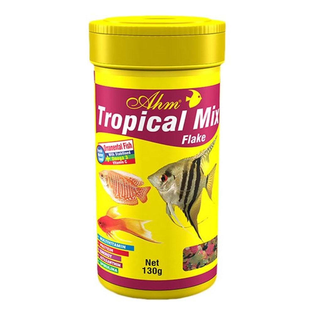 AHM Tropical Mix Flake Balık Yemi 100 ML