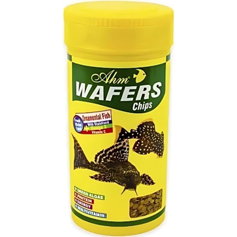 AHM Wafers Chips 250ml Balık Yemi