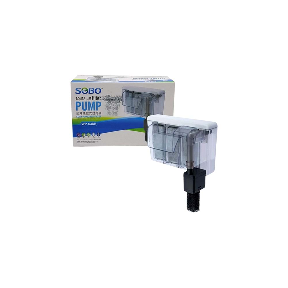 Sobo Mini Askı Filtre 500 Lt/h 6,8 W