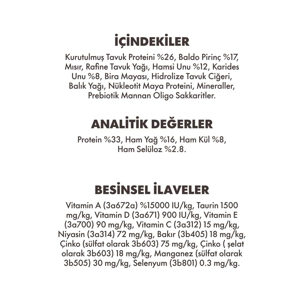 Animal World Tavuk & Balık & Karides Yavru Kedi Maması 15 Kg