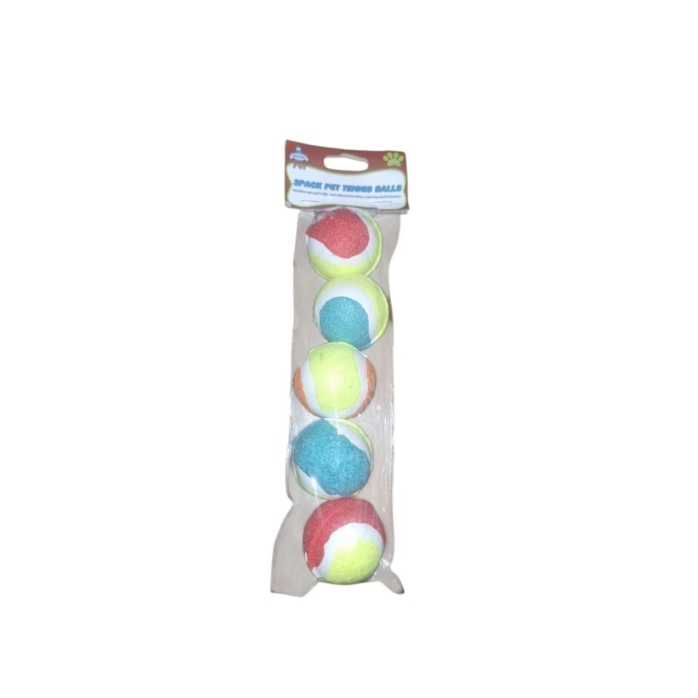 Tenis Top Oyuncak 4,5*5 cm 5li