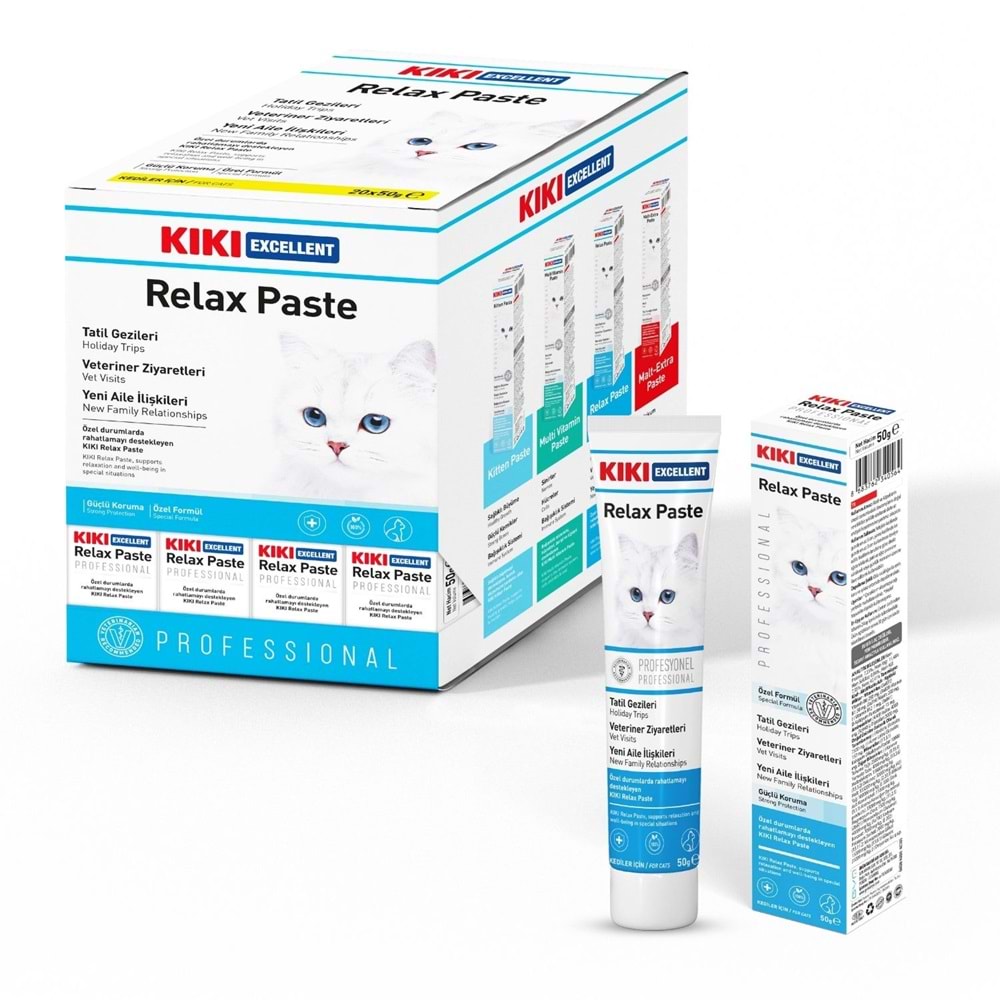 KIKI Excellent Kedi Relax Paste Macun 50 gr. 20 Adet (Kutu) KC303B20