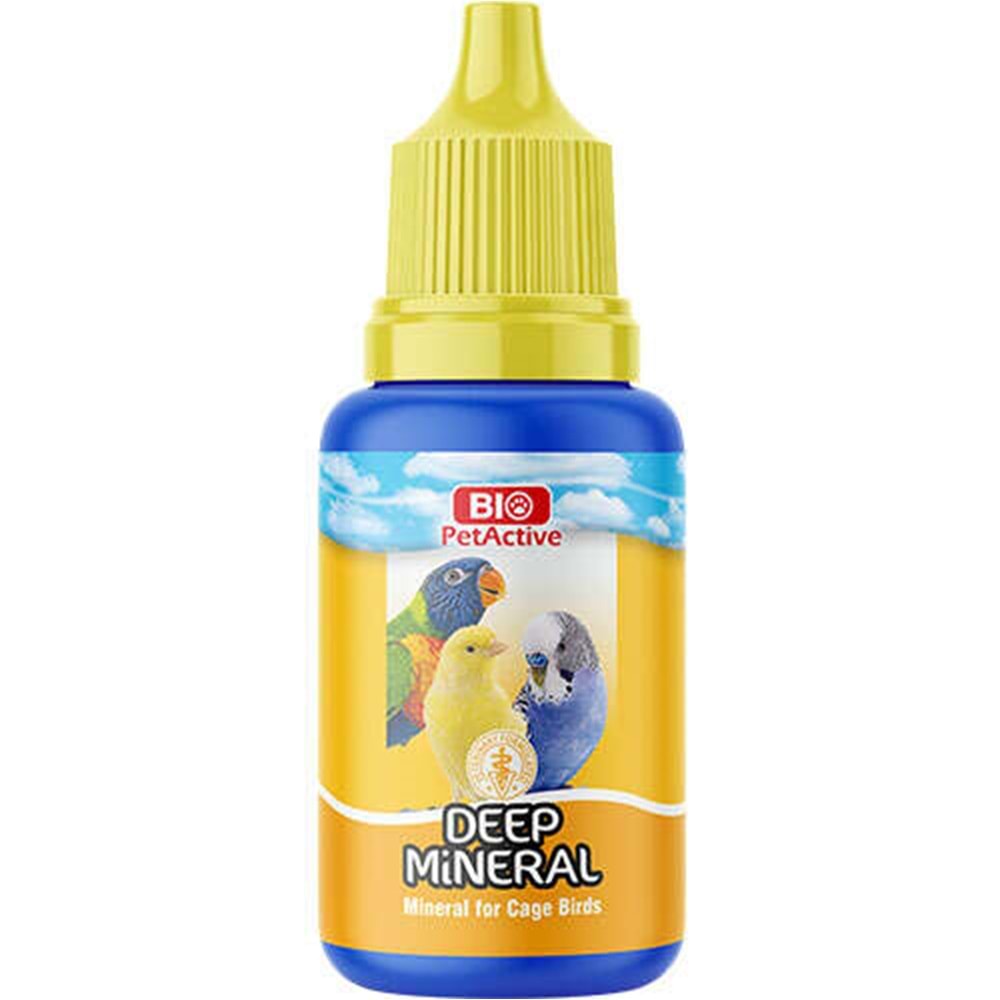 Bio PetActive Deep Mineral Kuşlar İçin Mineral 12li