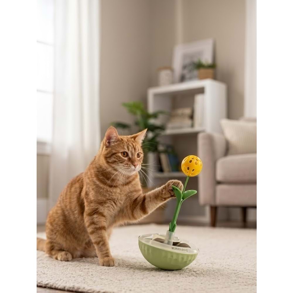 Catnip Toplu Çıngıraklı Çiçekli Hacıyatmaz Oyuncak