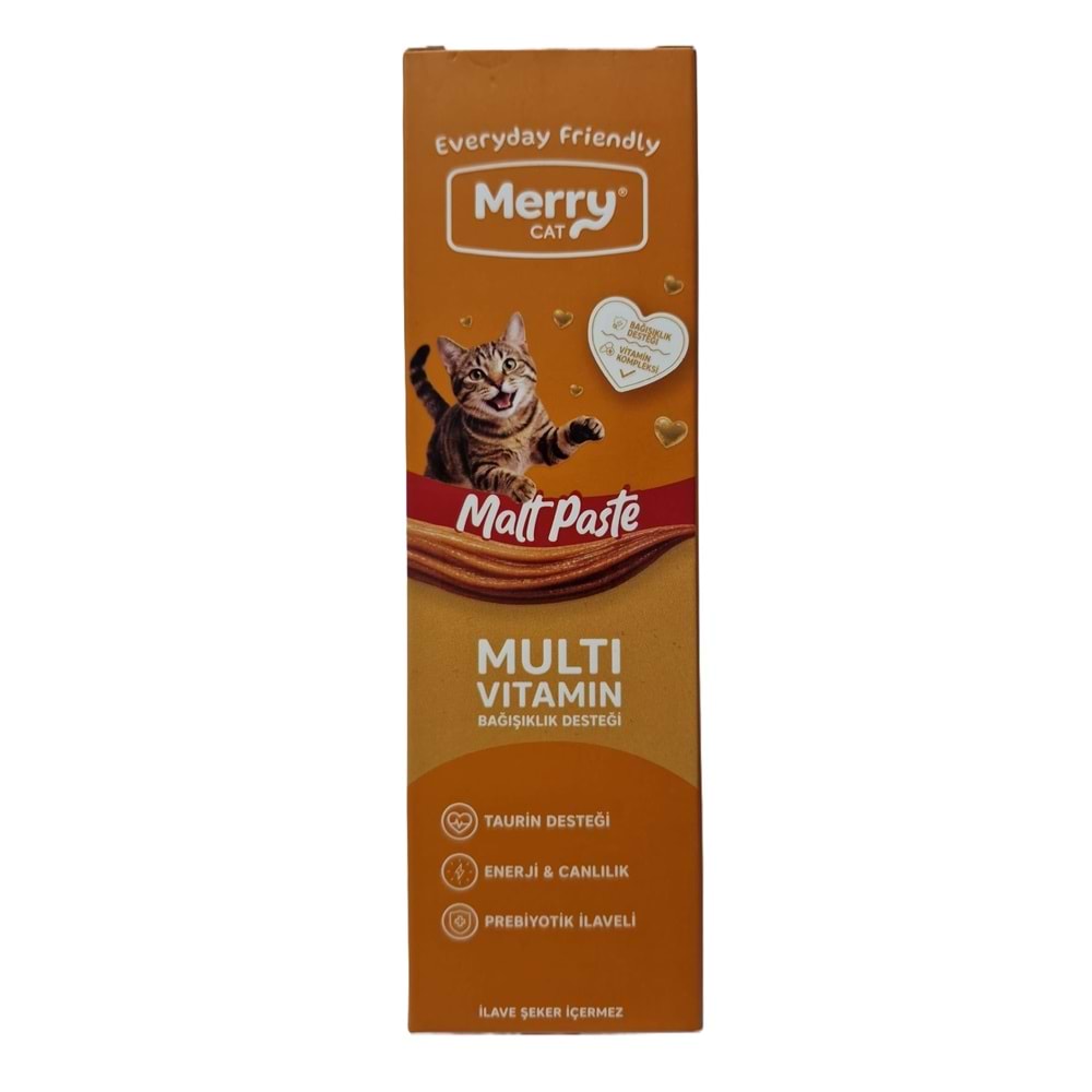 Merry Cat Malt Paste 100 ML Multivitamin Kedi Macunu