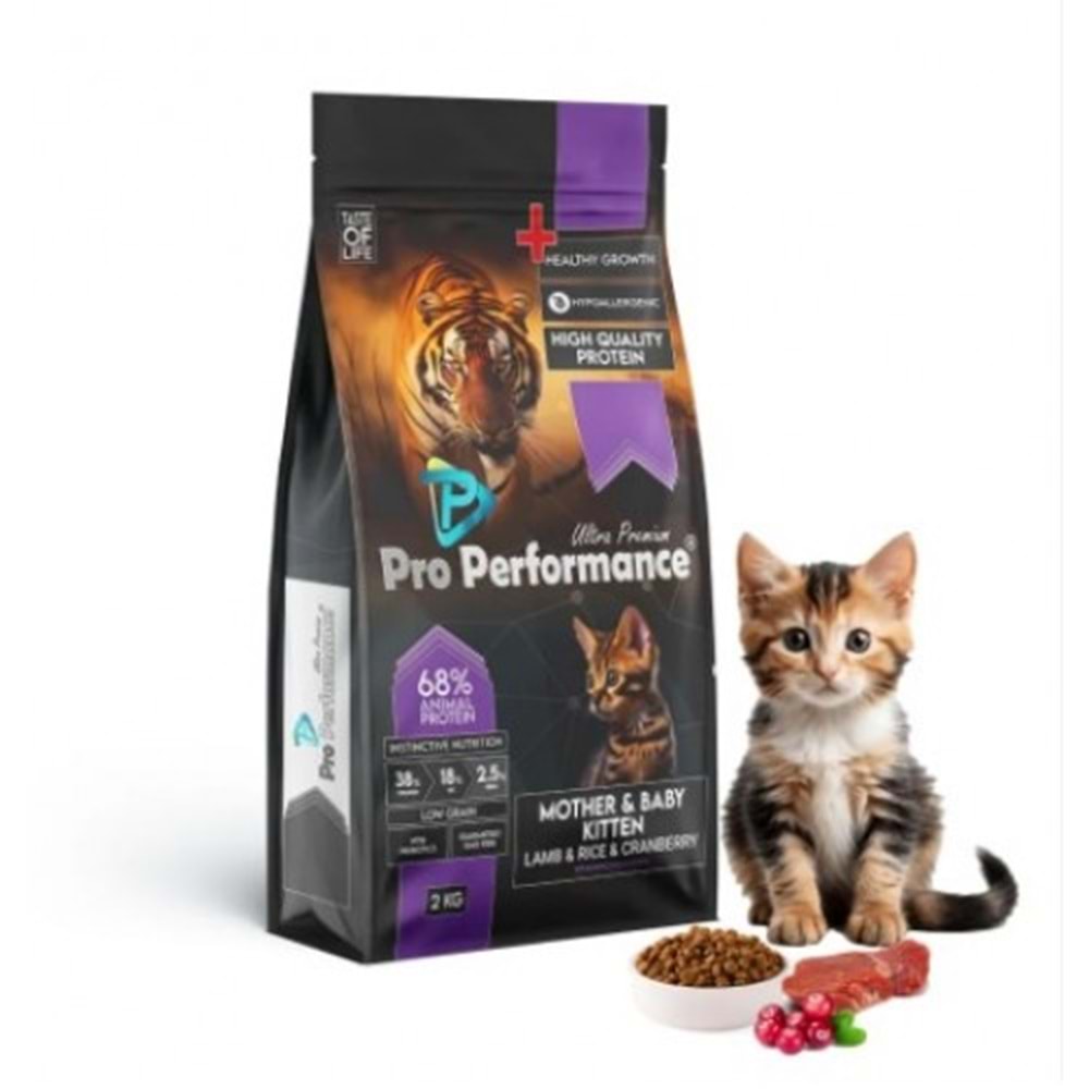 Pro Performance Kuzu & Pirinçli Yavru Kedi Maması 2 Kg