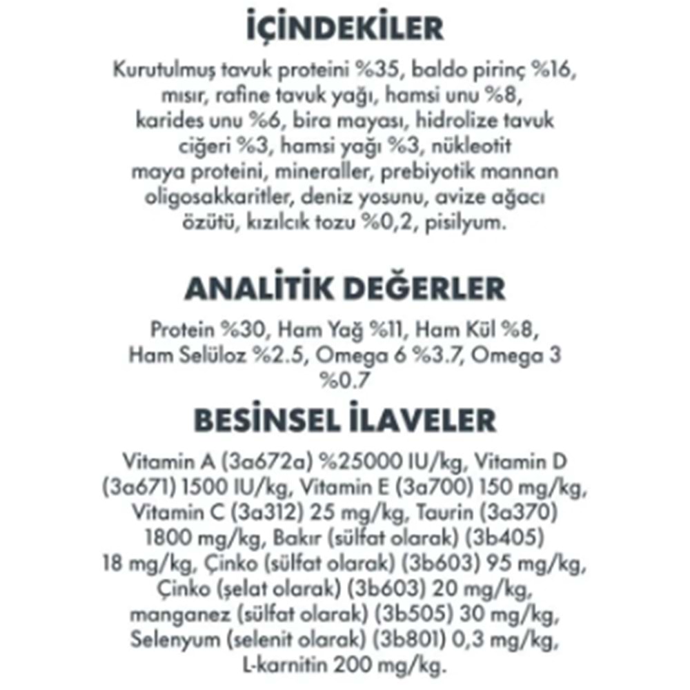 Pro Performance Kısır Tavuk & Pirinçli Yet. Kedi Maması 2 Kg