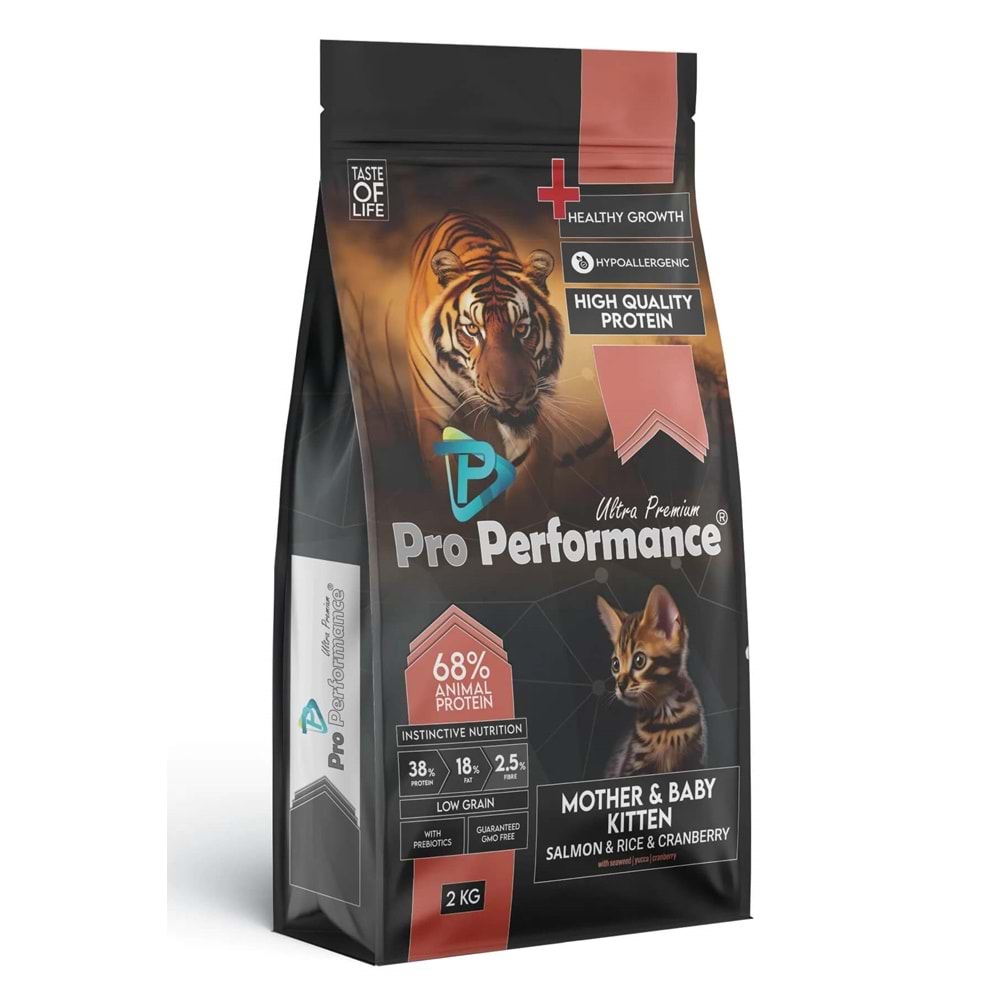Pro Performa. Somon&Pirinç&Kızılcık Yavru Kedi Maması 2 Kg