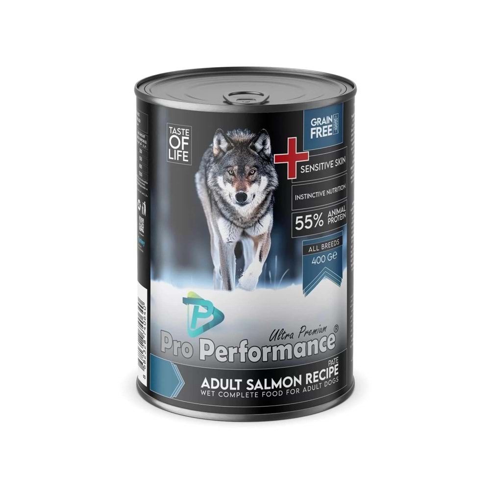 Pro Performence Somonlu Yet. Köpek Konserve 24*400 gr