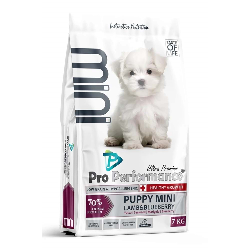 Pro Performance Mini Kuzu & Y. M. Yavru Köpek Maması 7 Kg