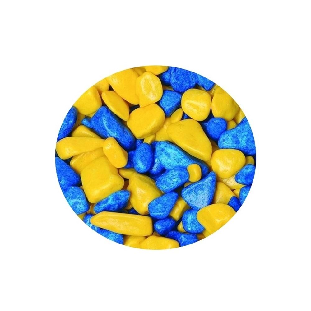 Vitasand Renkli (Takım Renkli) Akvaryum Çakılı 10mm x 30 Adet