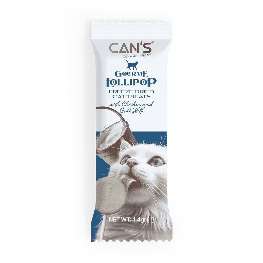 Cans Lolipop Keçi Sütü ve Tavuklu 15x1.4 gr