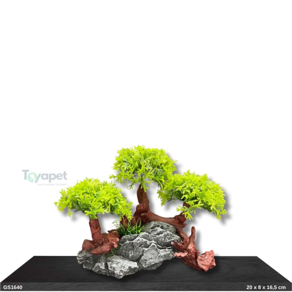 GS1640 Bitkili Akvaryum Dekoru 20x8x16,5 cm 289 Gr