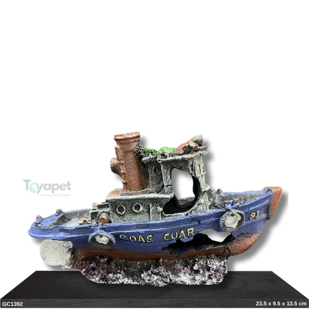 GC1392 Akvaryum Dekoru 23.5*9.5*13.5 cm 324 Gr