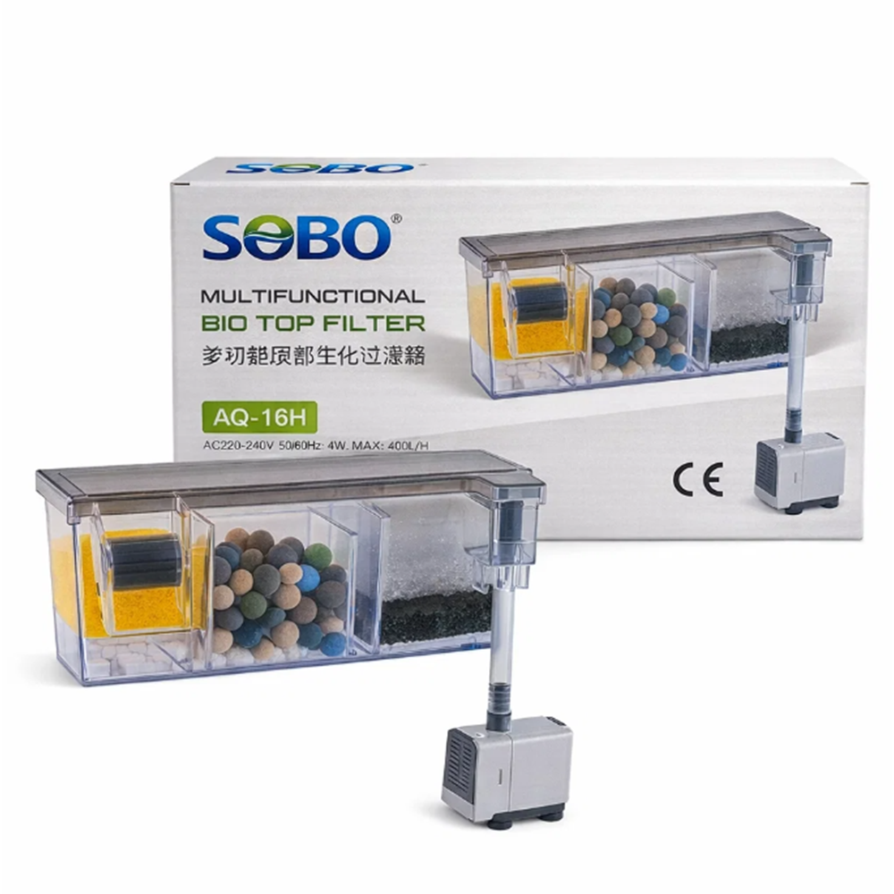 Sobo AQ-16H Bio Tepe Filtre 4W 400L/H