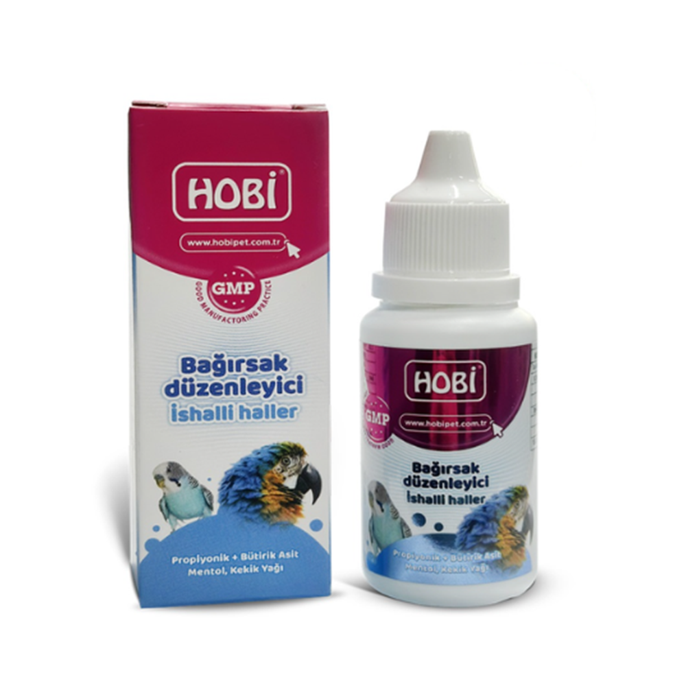Hobi Kafes Kuşları İçin Bağırsak Düzenleyici 30 ML