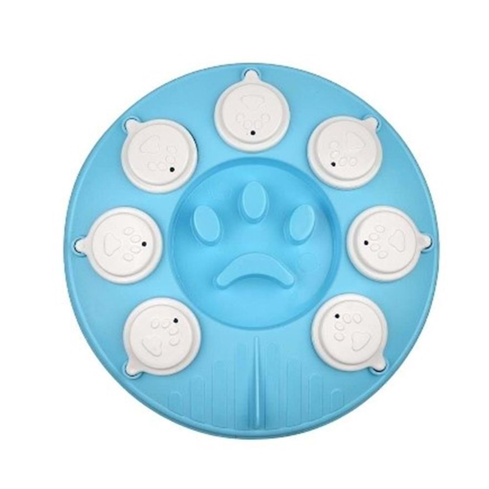 Glipet Yuvarlak Şekilli Kedi Ve Köpek Bulmaca Mama Kabı