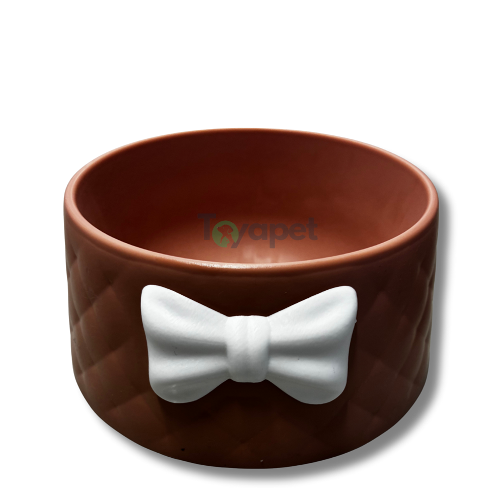 Madpet Papyonlu Plastik Mama Kabı (005) 15 Cm