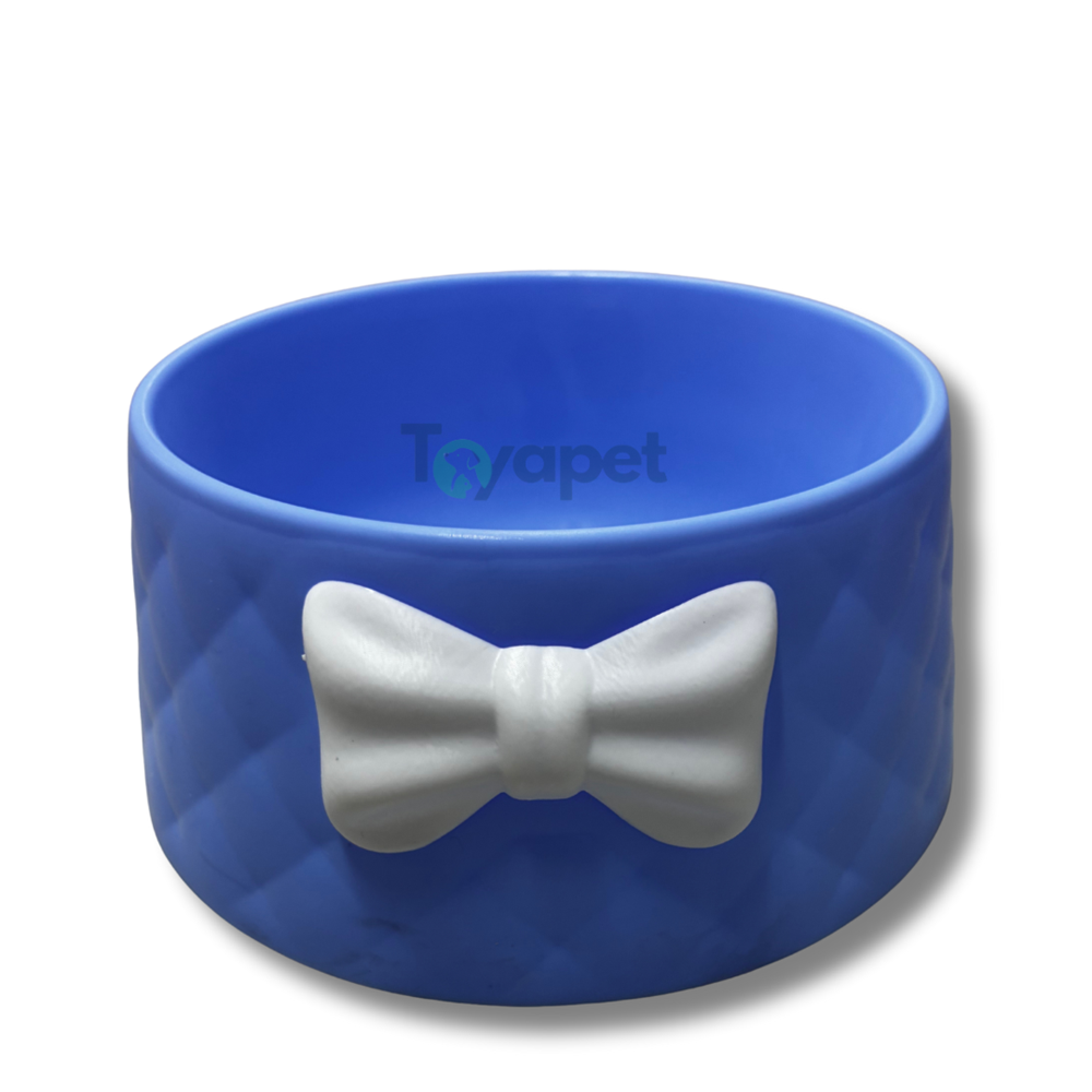 Madpet Papyonlu Plastik Mama Kabı (005) 15 Cm