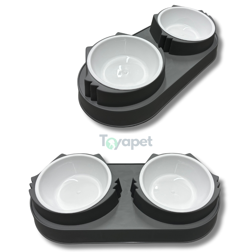 Madpet (002) İkili Plastik Mama Kabı