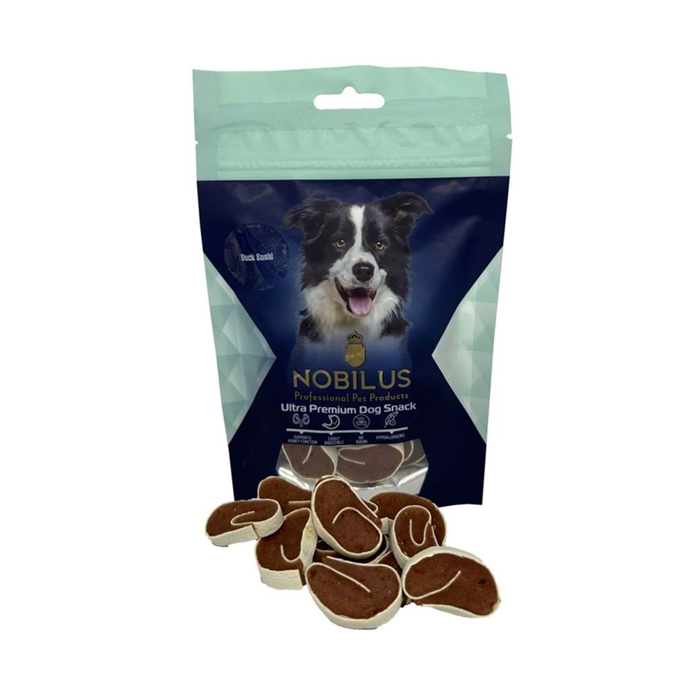 Nobilus Ördek Suşi Köpek Ödül Maması 80 Gr