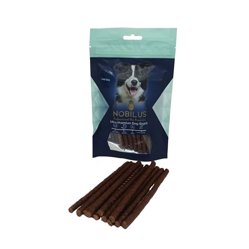 Nobilus Kuzu Çubuk Köpek Ödül Maması 80 Gr