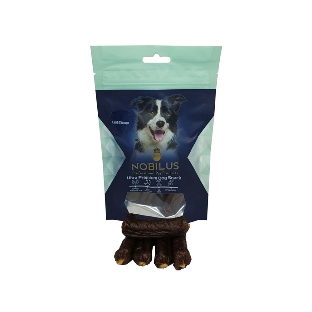 Nobilus Kuzu Sosis Köpek Ödül Maması 80g