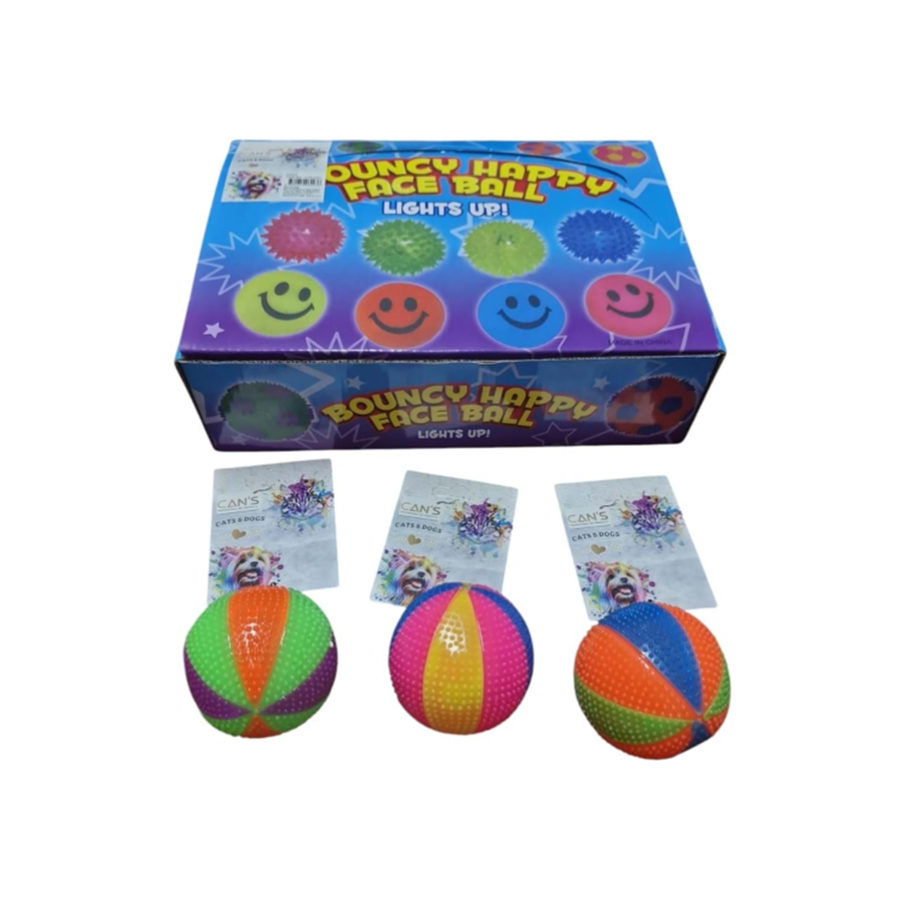 Öten Işıklı Basketbol Top Oyuncak 6cm 12li