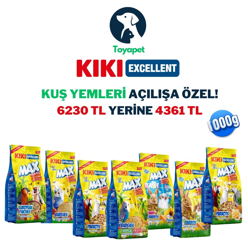 KIKI Excellent Kuş Yemleri (8li Paketler) - MART AYI ÖZEL