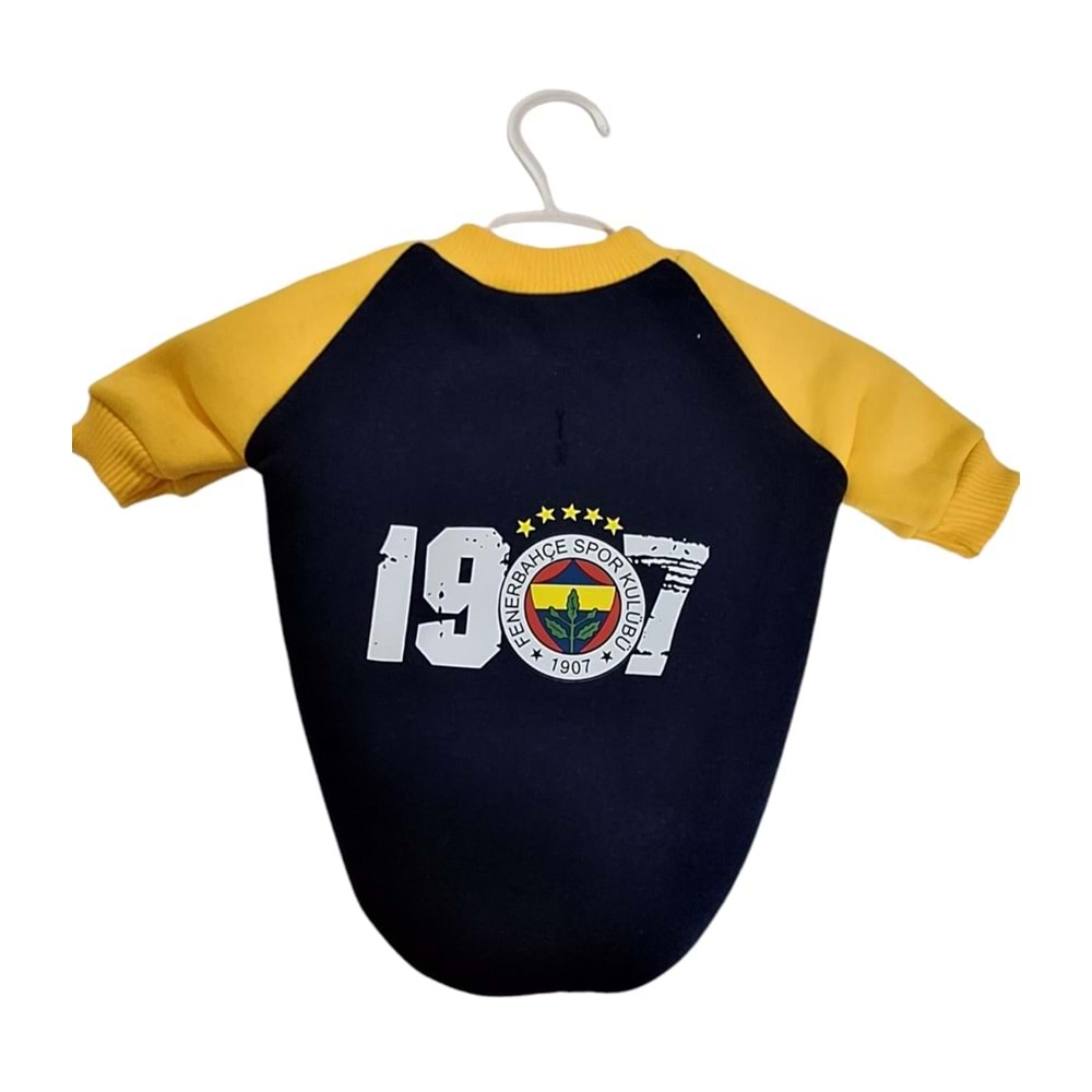 Sarı-Lacivert Baskılı Kedi/Köpek Kıyafeti S-M-L-XL