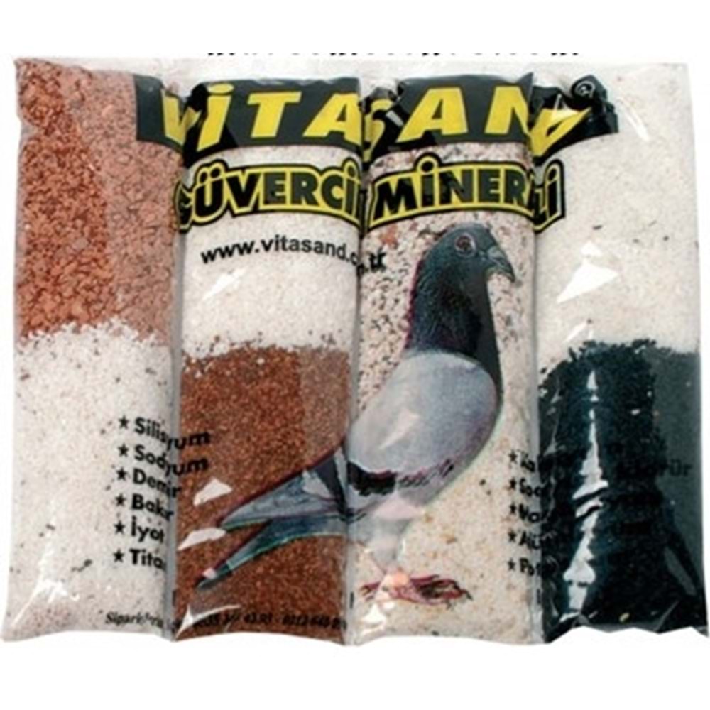 Vitasand Kuş Minerali 10 Çeşit 1 Kg x 20 Adet
