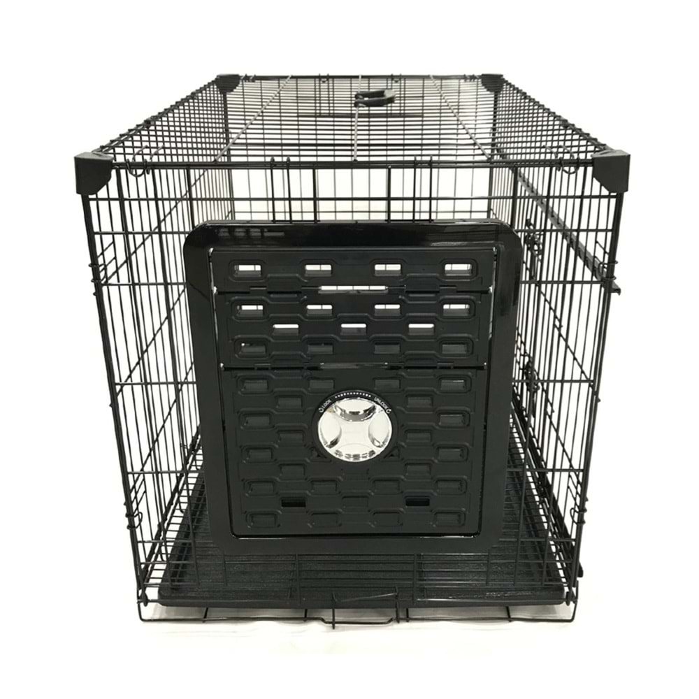 Flippet Katlanır Kapılı Köpek Kafesi 76x53x61