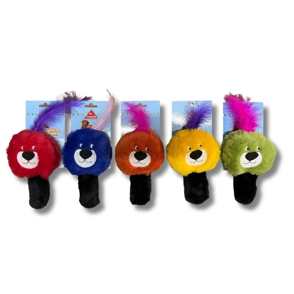 Aslanlı Yuvarlak Catnipli Kedi Oyuncak