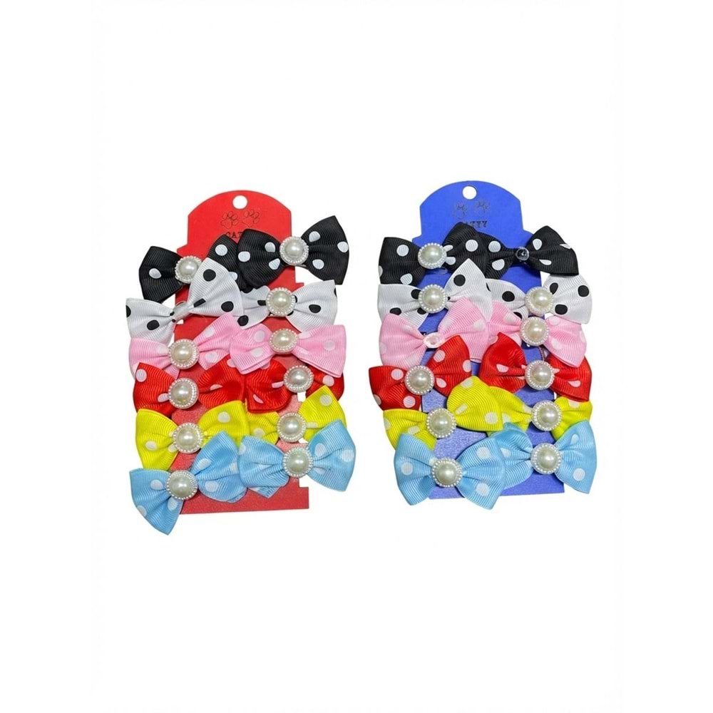 Papyonlu Kedi Köpek Tokası 12 li