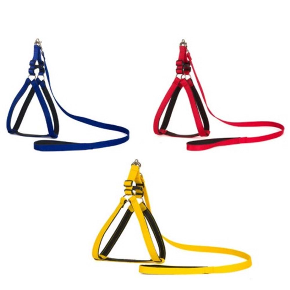 Yumuşak Dokulu Gezdirme ve Göğüs Tasması Takım No: 1