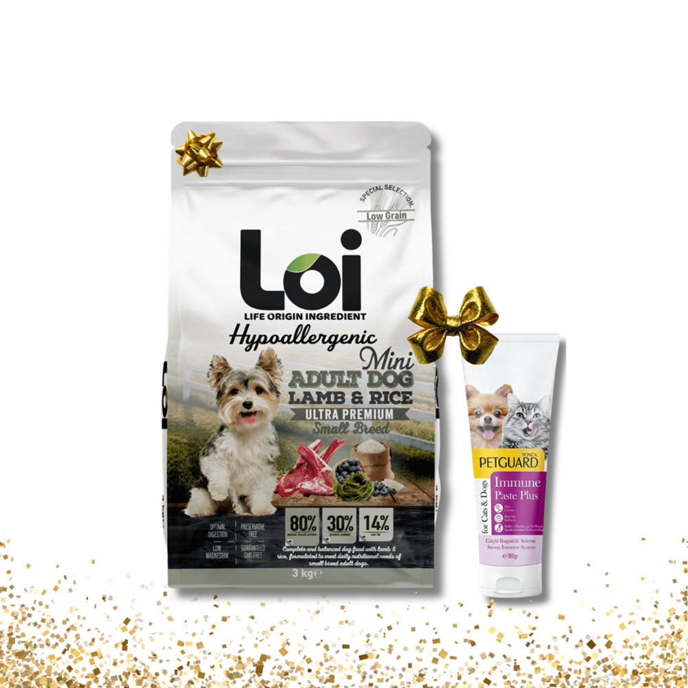 Loi Yetişkin Mini Irk Kuzu Etli Köpek Maması 3 Kg