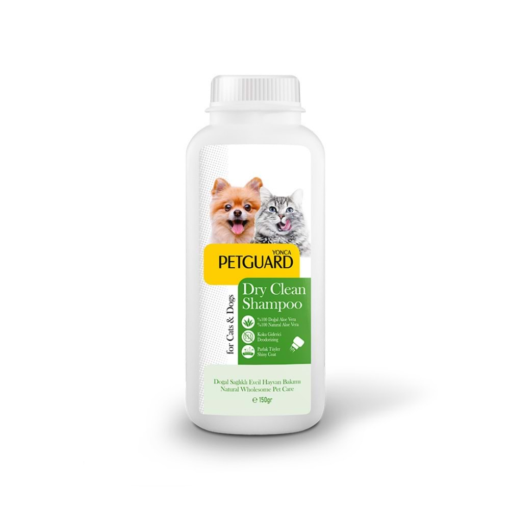 Petguard Aloe Veralı Kuru Toz Şampuan 150 gr