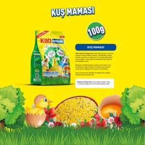 KIKI Excellent Kuş Maması 100 gr. 12 Adet (Kutu) KB323B12