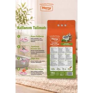Merry Natural Kedi Kumu 5 L
